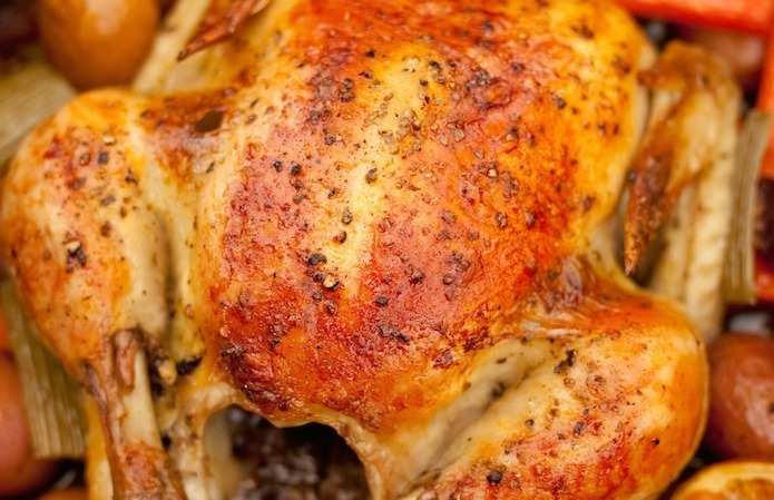 “Roasted Apricot Chicken with Herbs de Provence” ~ An Organic Kitchen Favorite