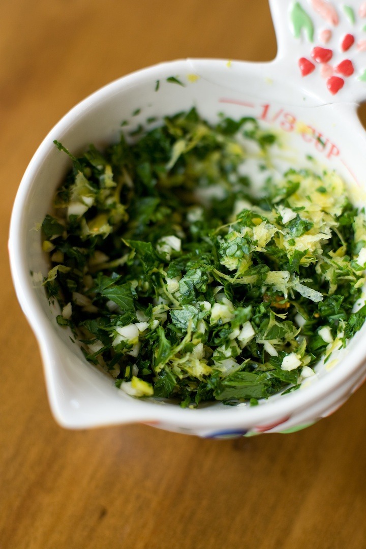 Roasted Cauliflower with Gremolata