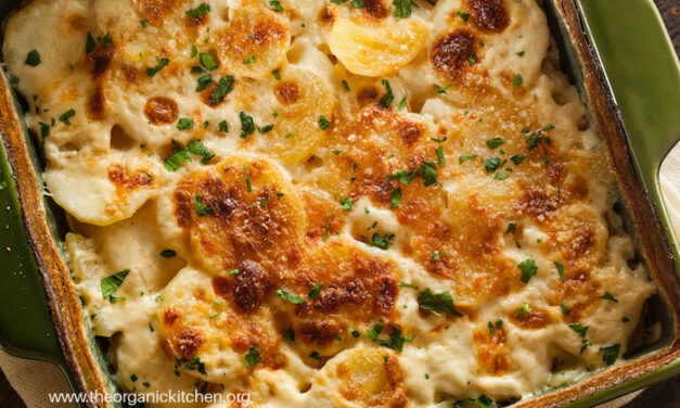 Three Cheese Au Gratin Potatoes