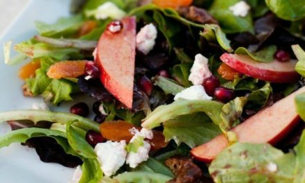 Greens with Pomegranate Vinaigrette