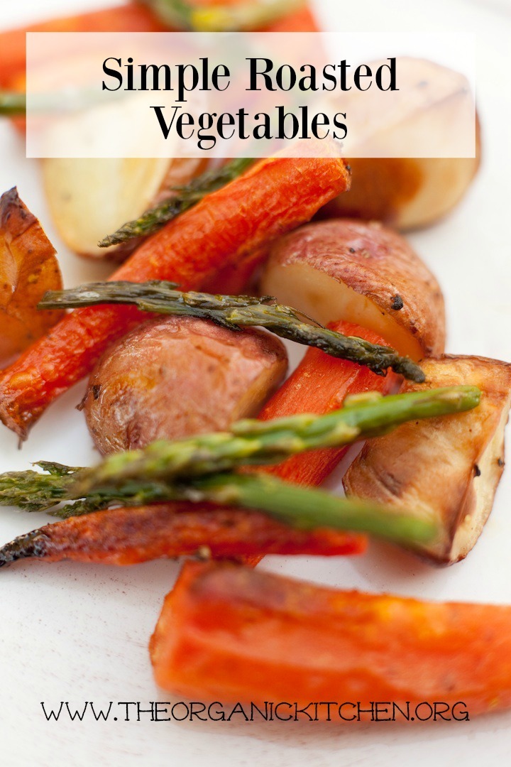 Simple Roasted Vegetables: carrots, asparagus, carrots