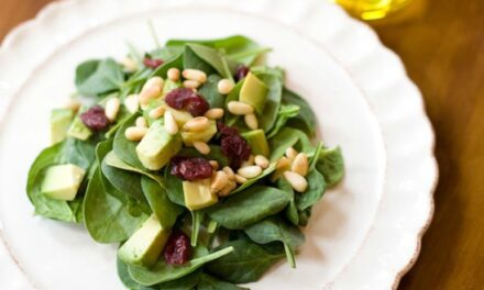 Spinach Salad with White Balsamic