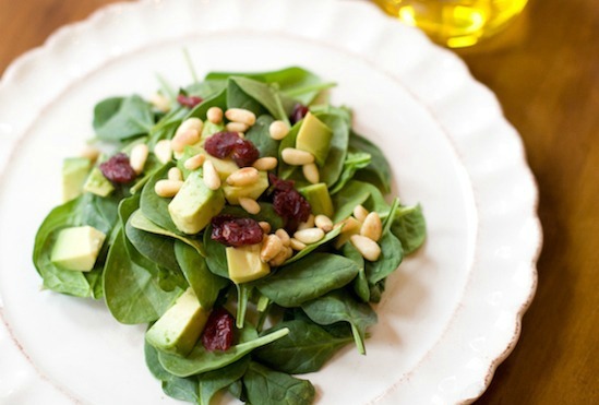 Spinach Salad with White Balsamic