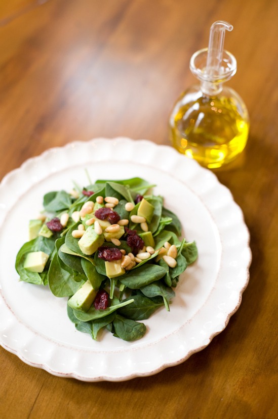 Spinach Salad with White Balsamic