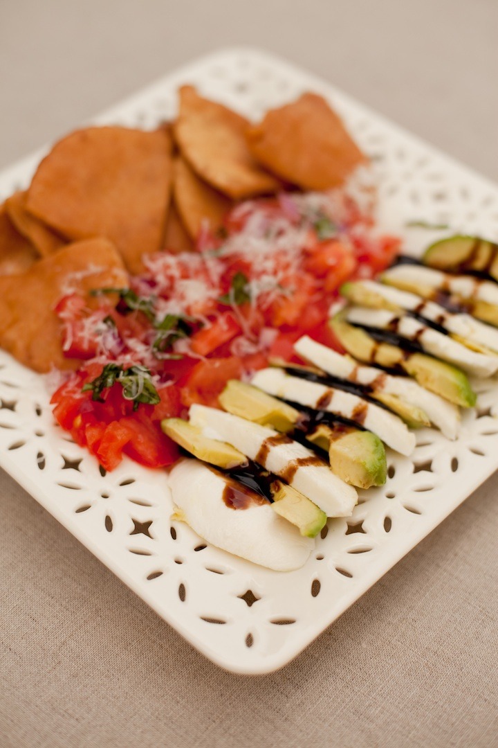 Caprese Salad with Avocados and Italian Salsa