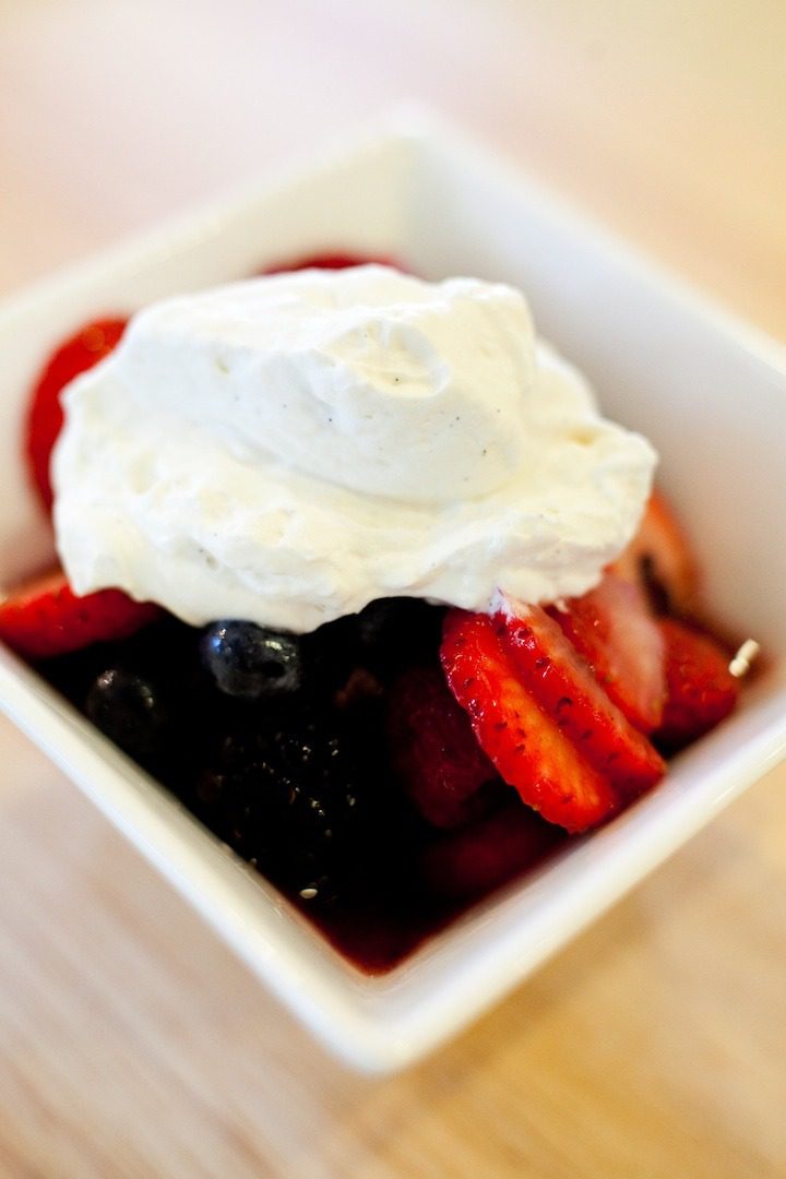 organickitchen-12-72dpi Berries in Compote with Vanilla Sour Whipped Cream