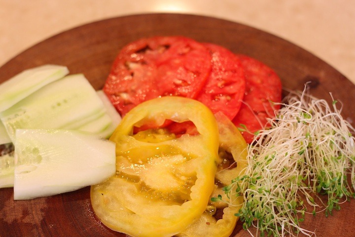 Heirloom Tomato Sandwich from The Organic Kitchen