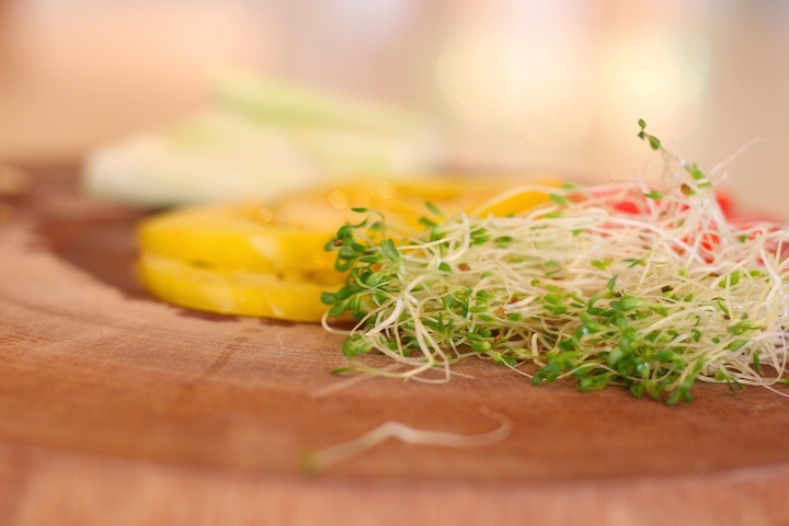 Heirloom Tomato Sandwich from The Organic Kitchen