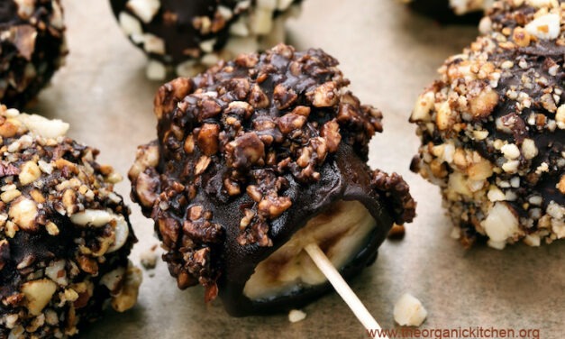 Chocolate Covered Nut Butter Banana Bites