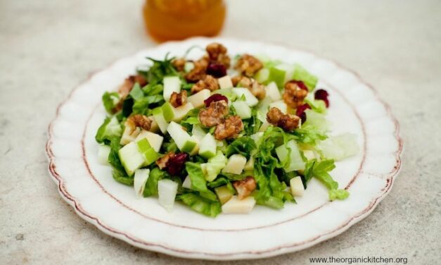 The Organic Kitchen Chopped Salad with Apple Vinaigrette