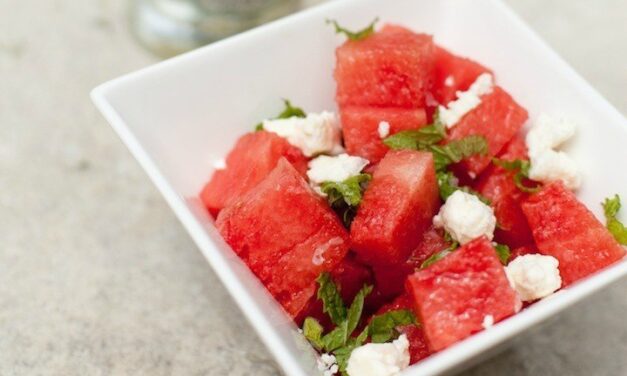 Watermelon Salad with Mint and Feta