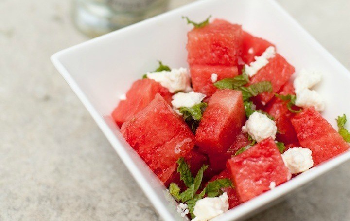 Watermelon Salad with Mint and Feta