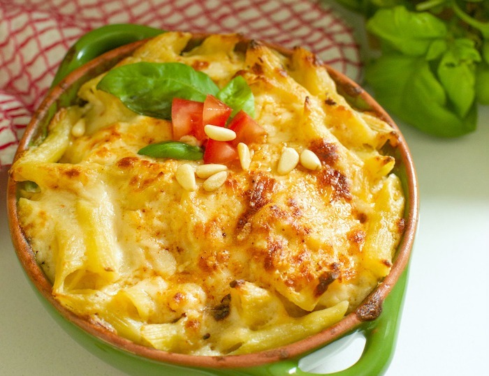 Baked Penne Rigate with a Little Kick!