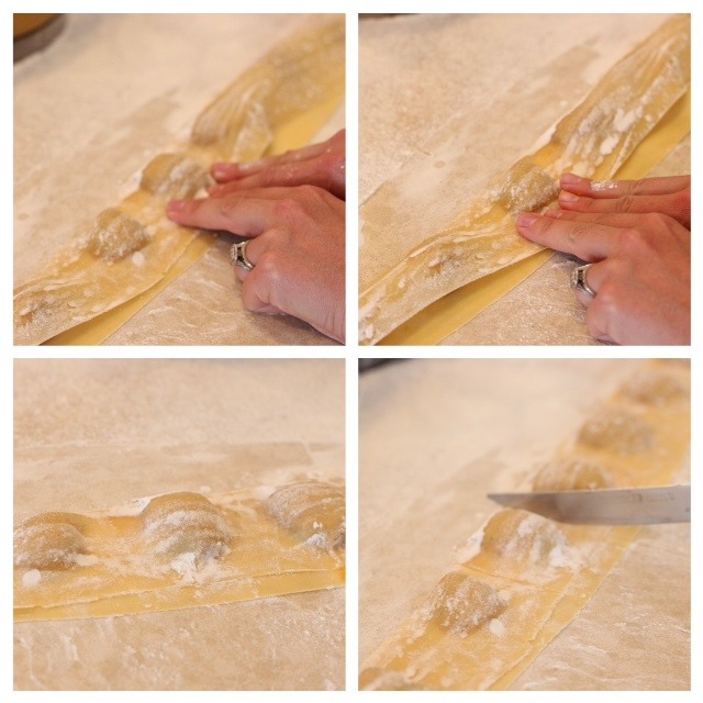 Homemade Butternut Squash Ravioli from The Organic Kitchen