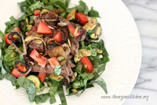 Southwest Salad with Creamy Herb Dressing
