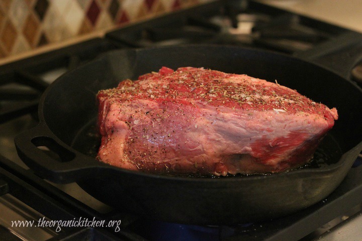 Slow Cooker Pot Roast with Shallots and Baby Carrots #potroast #slowcooker #crockpot #comfortfoof #glutenfree