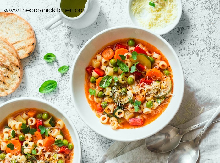 Gluten Free Minestrone with Pancetta