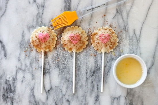 Valentine's Day Apple Pie Pops