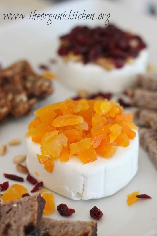 Easy Goat Cheese Appetizer ~ Apricots