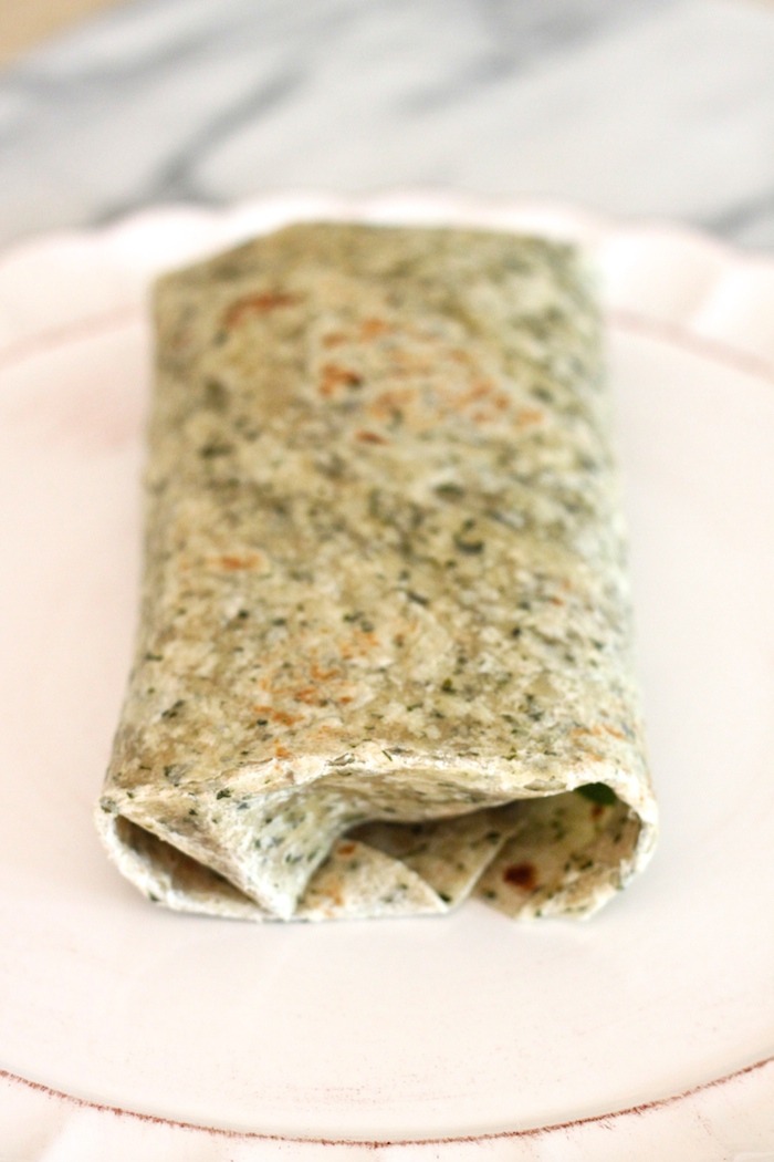 Five minute lunch wrap from The Organic Kitchen