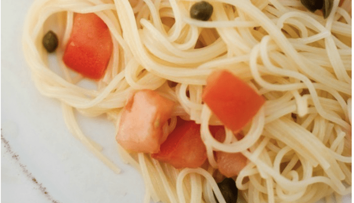 Pasta with Tomatoes and Lemon