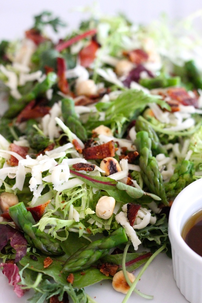 Spring Salad with Honey Chipotle Vinaigrette