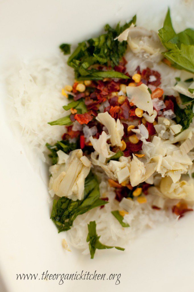 Parmesan Artichoke Heart Dipping Oil