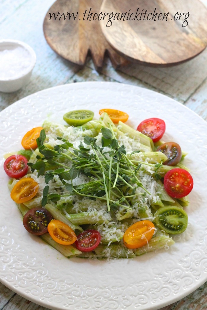 Pasta-with-Mint-Pea-Sauce