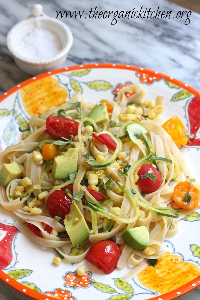 Vegetable Fettuccine with Zoodles from The Organic Kitchen
