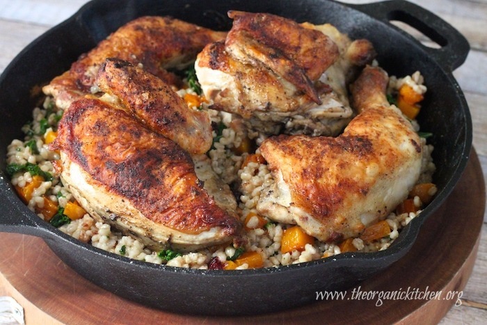 Autumn Chicken with Butternut Squash and Barley