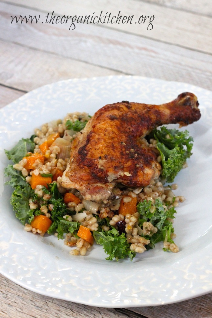 Autumn Chicken with Butternut Squash and Barley