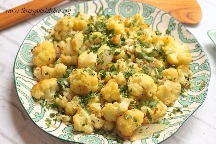 Roasted Cauliflower with Gremolata