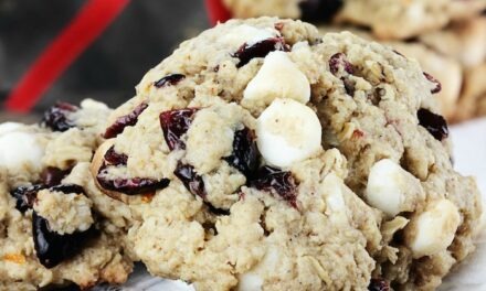 White Chocolate Cranberry Bliss Cookies (with a gluten free option)
