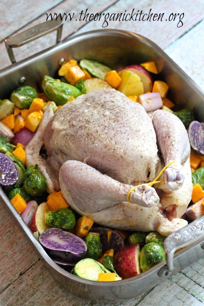 Maple Roast Chicken with Vegetables
