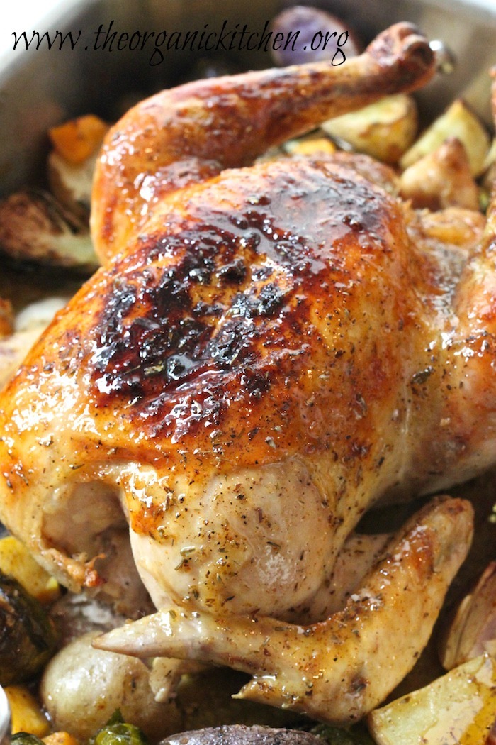 Maple Roast Chicken with Vegetables