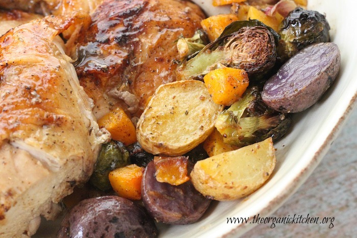 Maple Roast Chicken with Vegetables