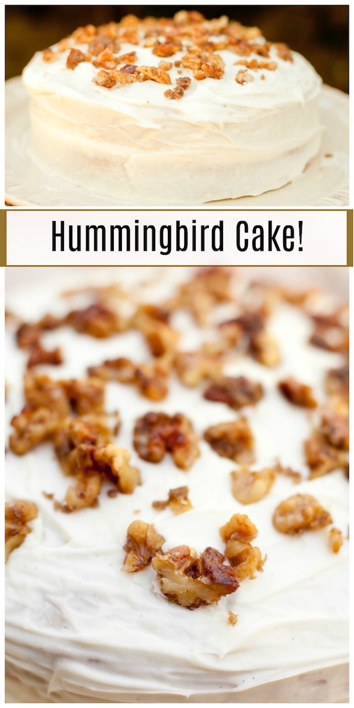 Hummingbird Cake (with gluten free option)