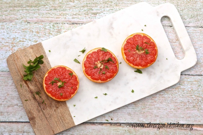 Grapefruit Brûlée and Broiled Grapefruit with Mint