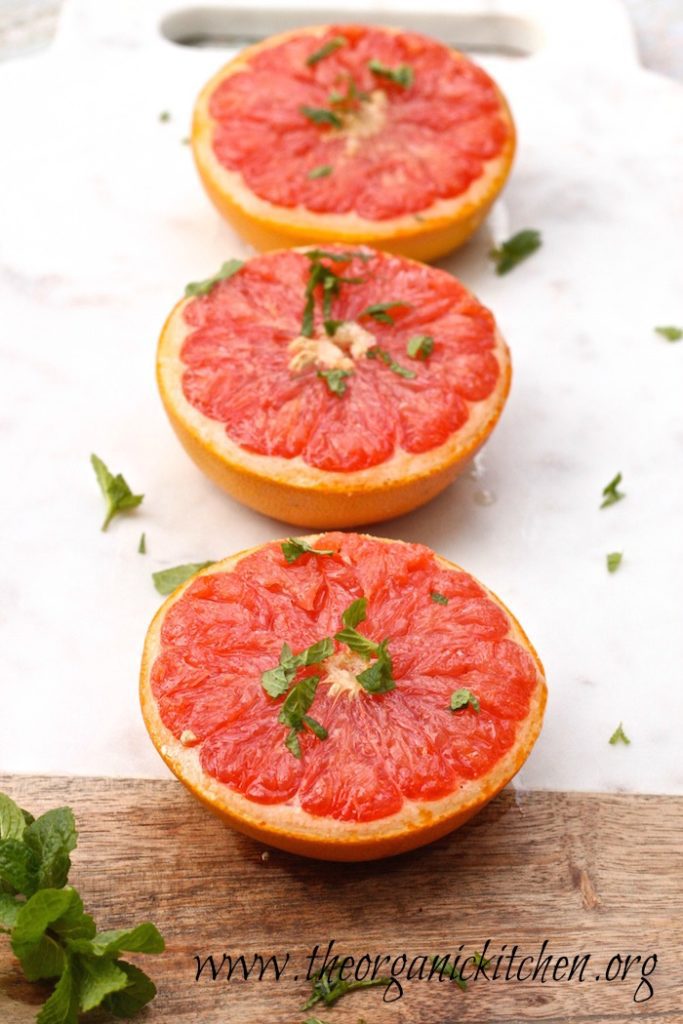 Grapefruit Brûlée and Broiled Grapefruit with Mint The Organic