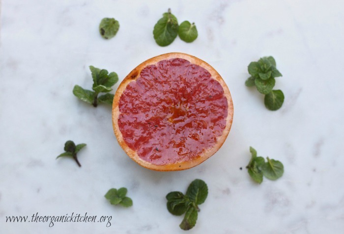 Grapefruit Brulée and Broiled Grapefruit with Mint