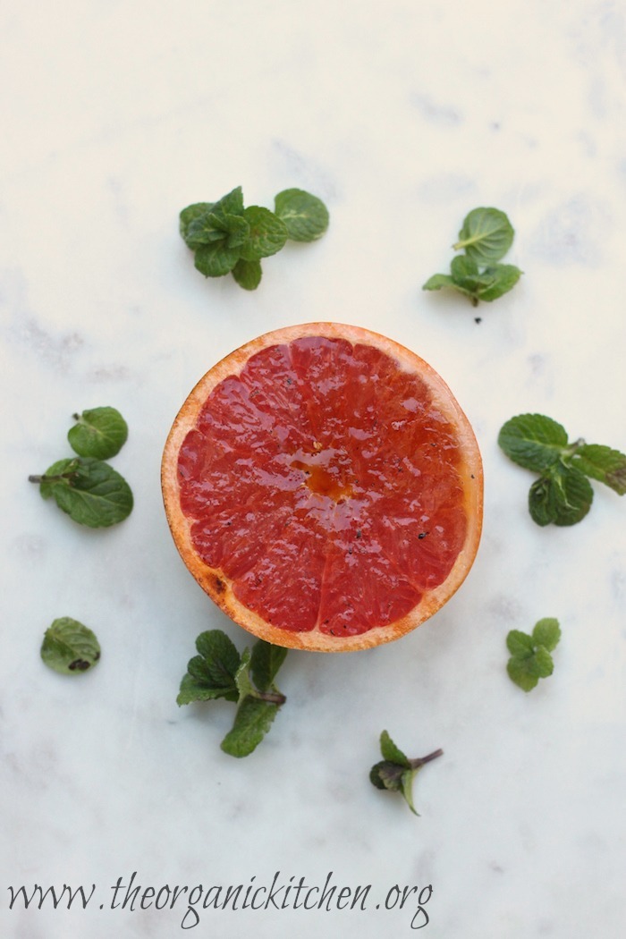 Grapefruit Brûlée and Broiled Grapefruit with Mint