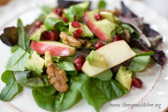 Apple and Avocado Salad with Tangerine Dressing