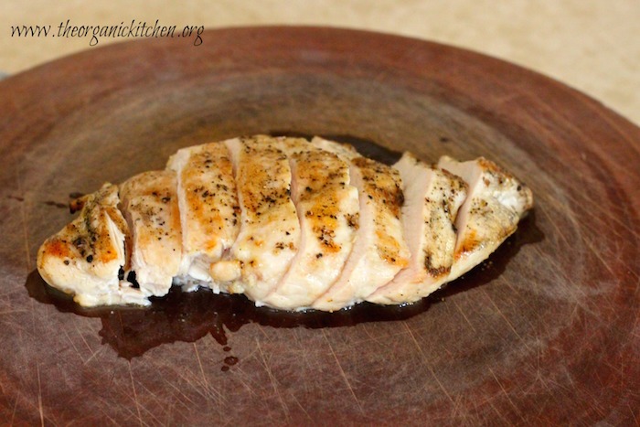 Grilled Chicken Salad with Berries and Honey Lemon Dressing