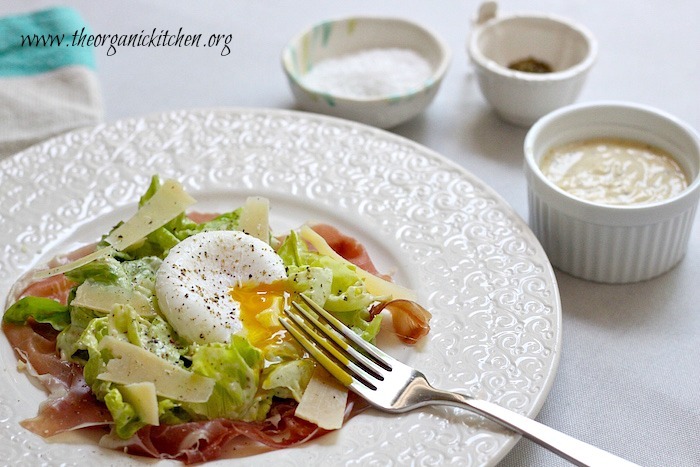 Eating Our Way Across Europe: Ireland Part 1~ Caesar Salad with Prosciutto and Poached Egg