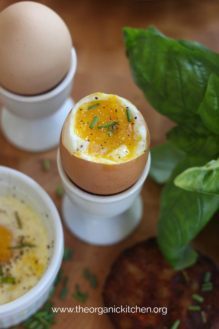 Eggs en Cocotte and Soft Boiled Eggs #bakedeggs #softboiledeggs #howto #glutenfree #breakfast
