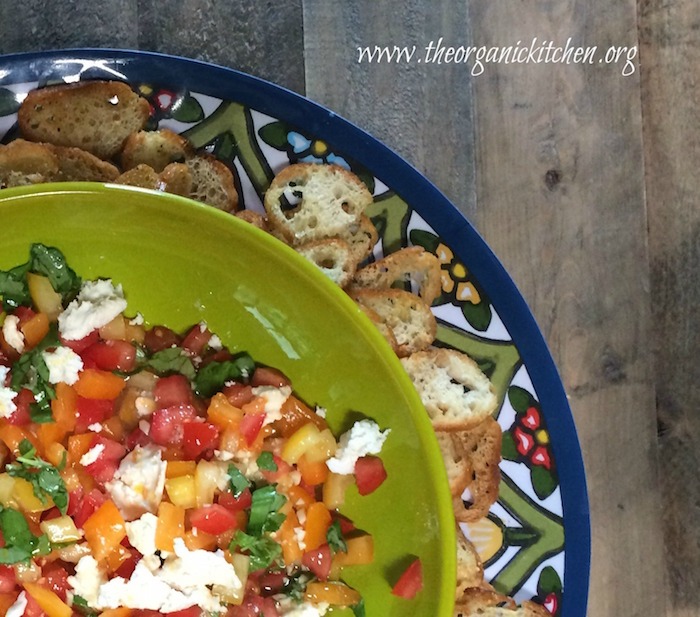 Caprese Crostini with a Twist