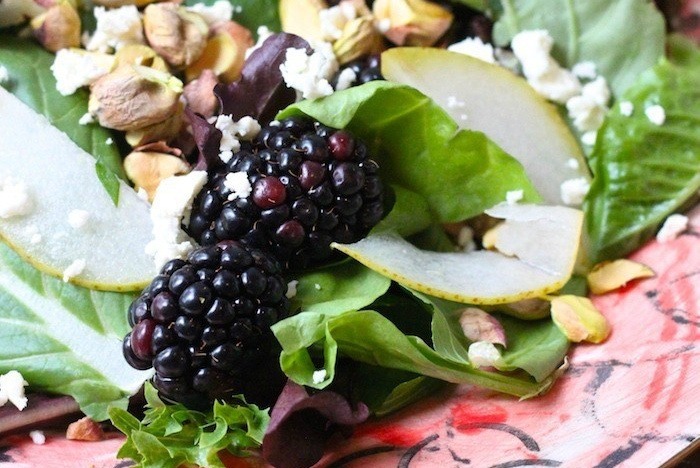 Pear and Blackberry Salad