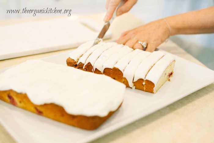 Lemon Vanilla Raspberry Cake