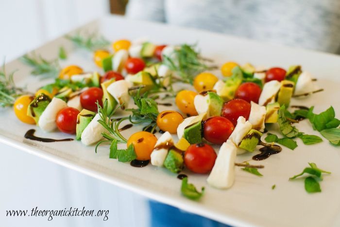 California Caprese Skewers