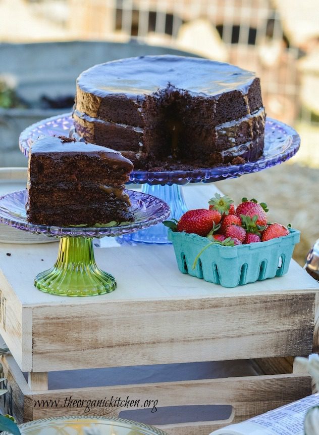 The Farmstead Party and Chocolate Salted Caramel Cake